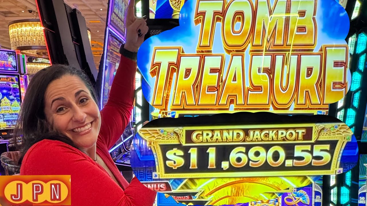 В погоне за гран-джекпотом в размере 11 690 долларов в игре Tomb Treasure!