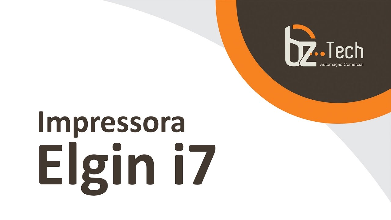 Teste de Impress&atilde;o na Impressora Elgin i7