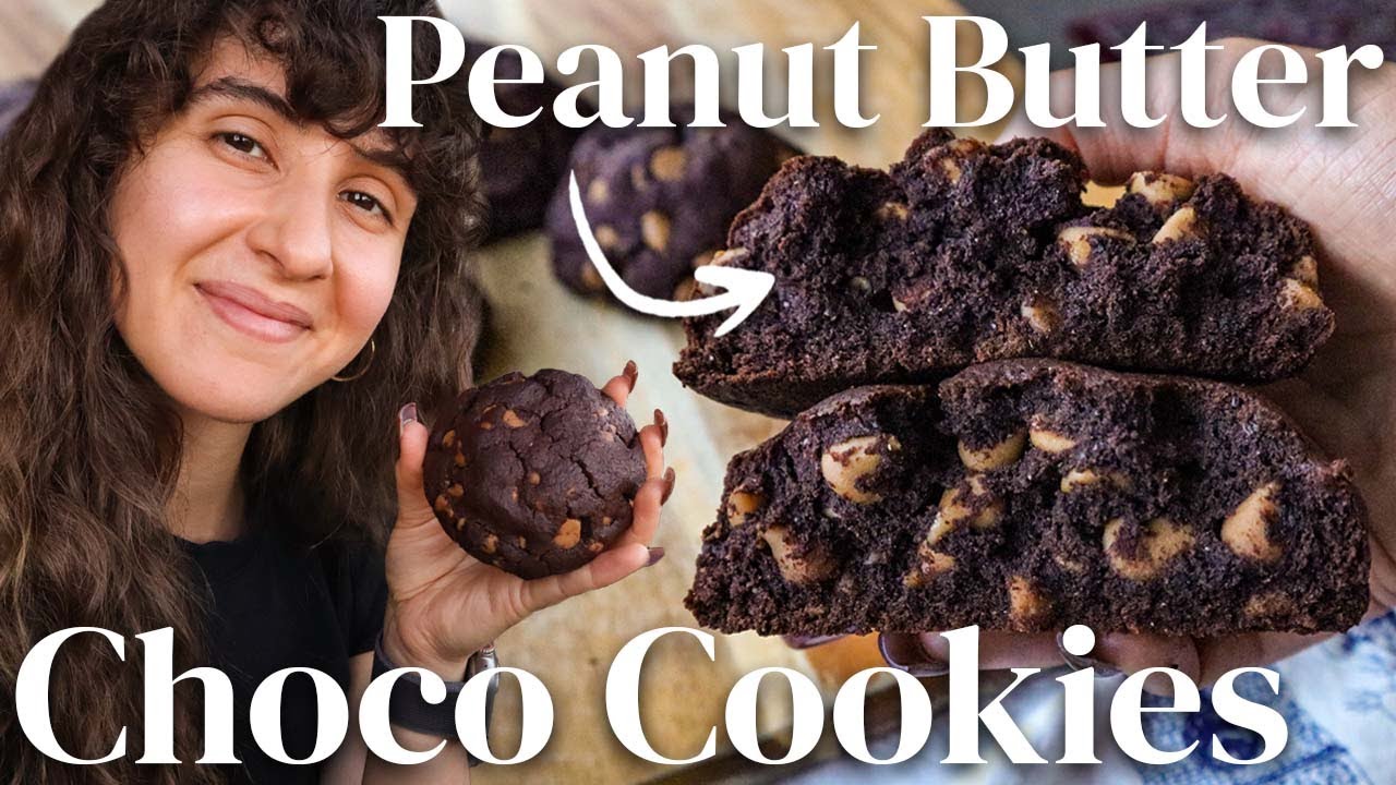 You WON'T BELIEVE These are LOW-GLYCEMIC | Chocolate PB Chip Levain-Style Cookies (30 MINUTES)