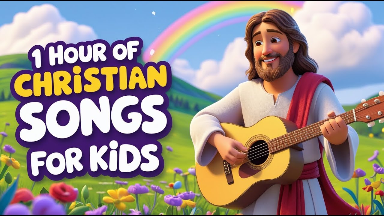 🌟 Best Bible Songs for Kids 🎶 | 1 Hour of Jesus Music for Children ✝️💖 Sunday School Favorites 🎵