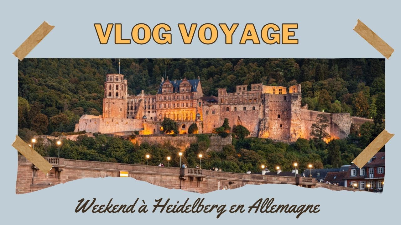 🇩🇪 Vlog weekend en Allemagne à Heidelberg 🇩🇪