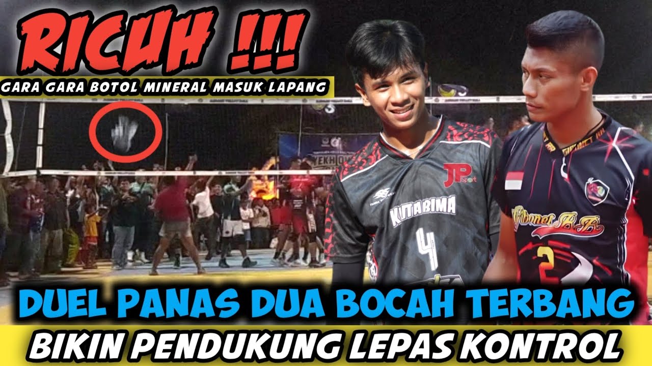 RIC*H !!! Duel panas Wildan Pasundan VS Yudi Kendil bikin pendukung lepas kontrol lempar botol a*ua