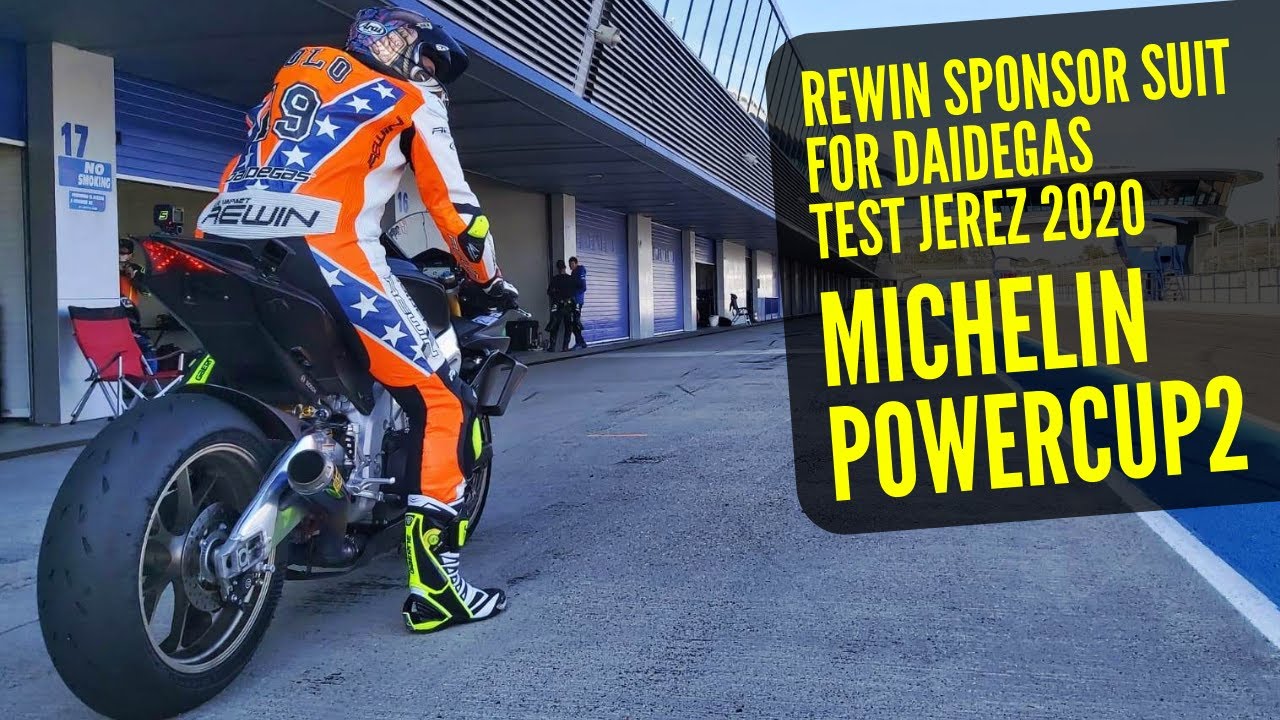 💥🔥 Jerez 2020  Michelin Power Cup 2 | REWIN sponsor suit for DAIDEGAS