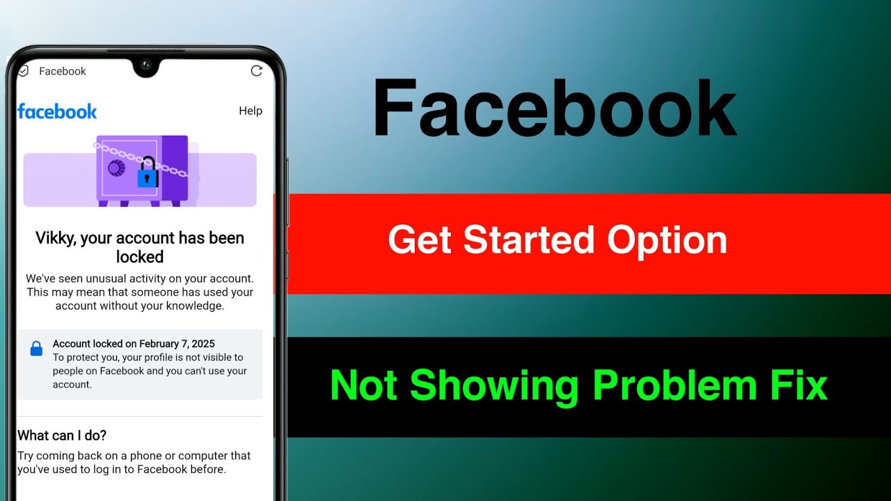 Facebook Get Started Option Not Showing Facebook Fake Get Started Problem Solve 100% Full Process?