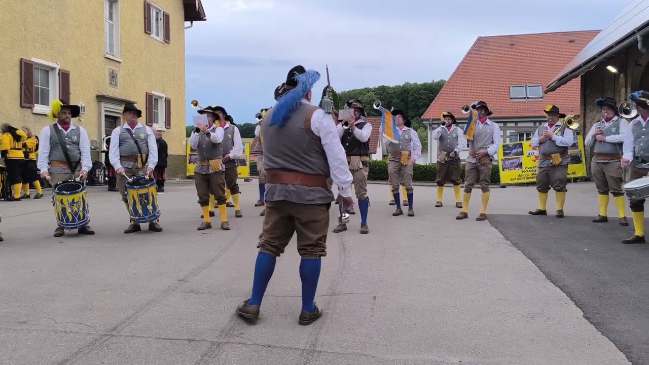Fanfarenzug Meßkirch beim 40 Jahre Jubiläum FZ Königseggwald