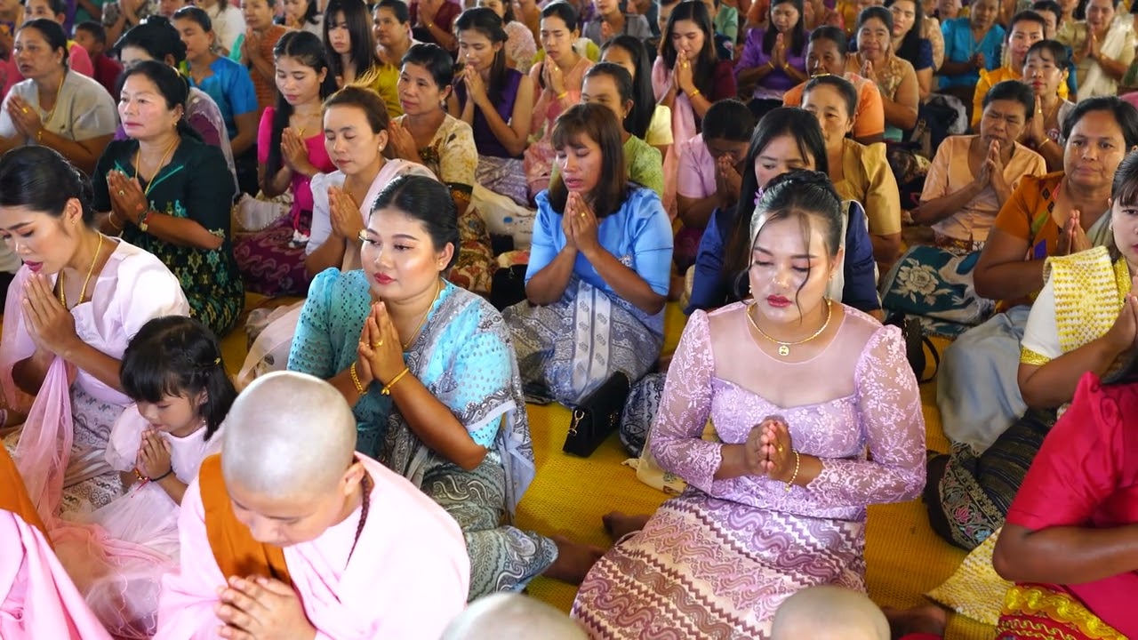 ကိုမင်းချစ်သူ(ခ)ကိုချစ်မိုး +မသန္တာစိုး(ခ)မီးစိုး တို့၏ ကထိန်ခင်း ရဟန်းခံ ရှင်ပြု အလှူတော်မဂ်လာ (4)