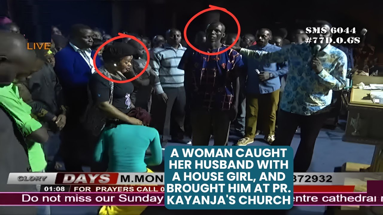 A Woman Caught Her Husband With a House Girl, and Brought Him at Pr. Kayanja's Church