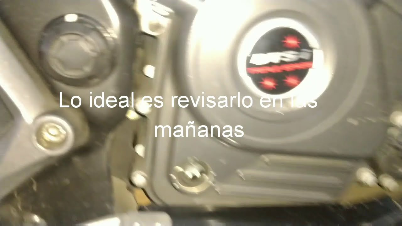 Medir correctamente el nivel de aceite de la Pulsar 200Ns👍