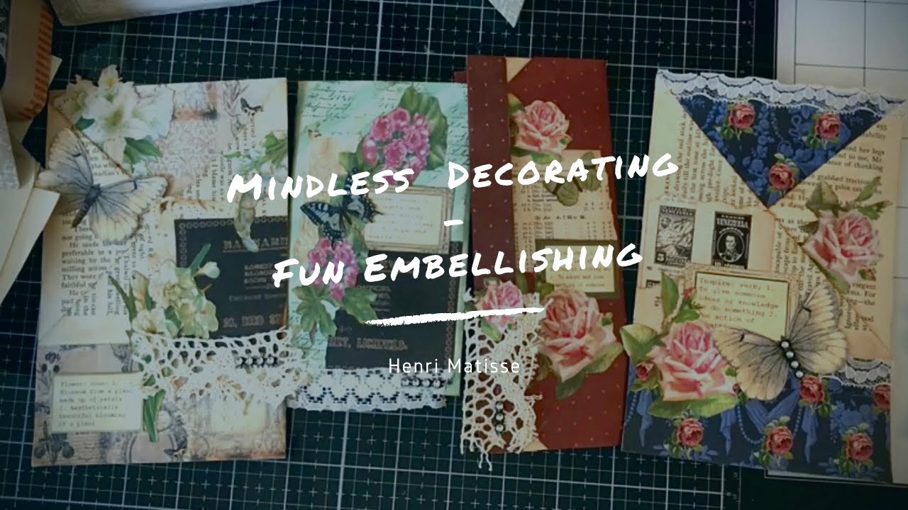 Embellishing for Junk Journals - Decorating Pockets