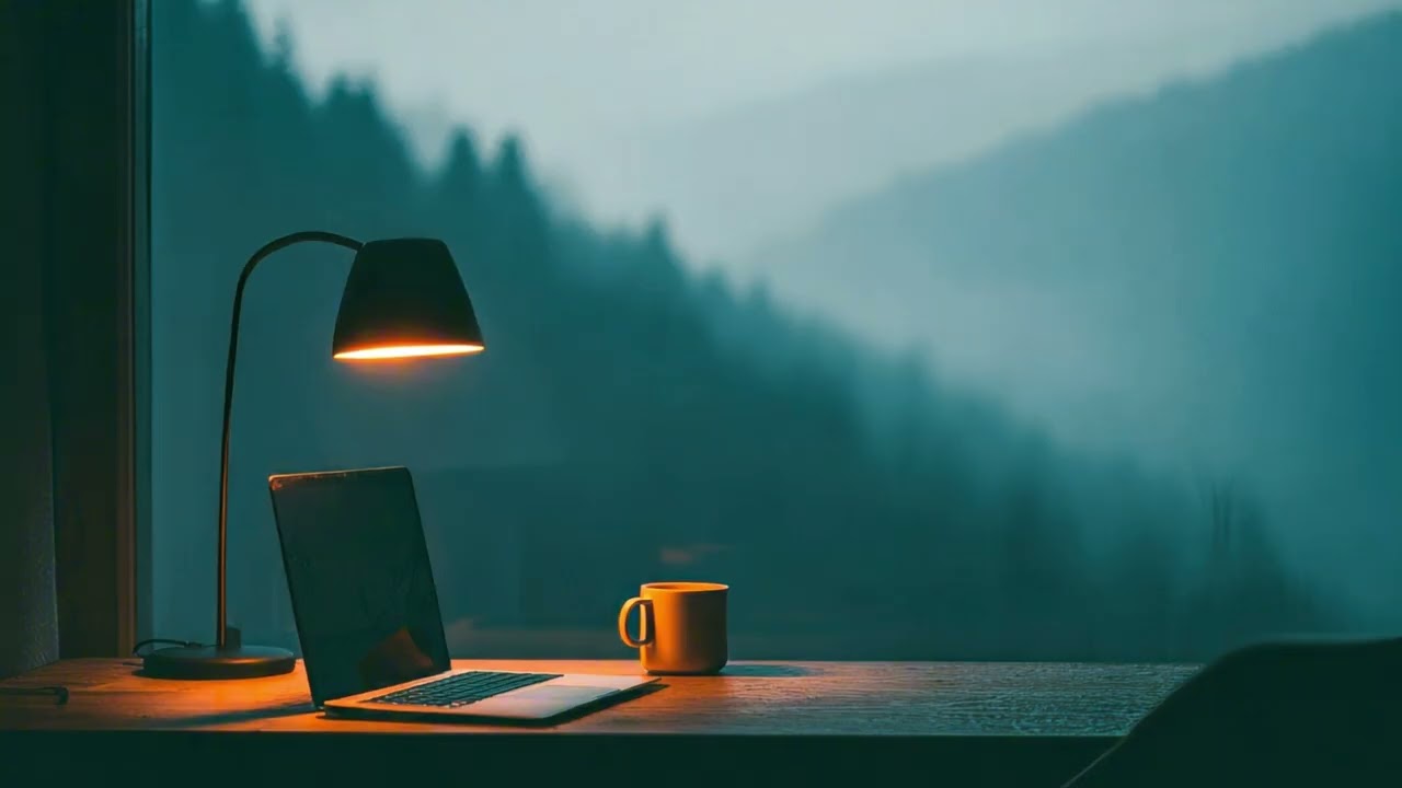 4 Hours Deep Focus Lofi – Study With Me | Study Music Playlist | Foggy Mountain View