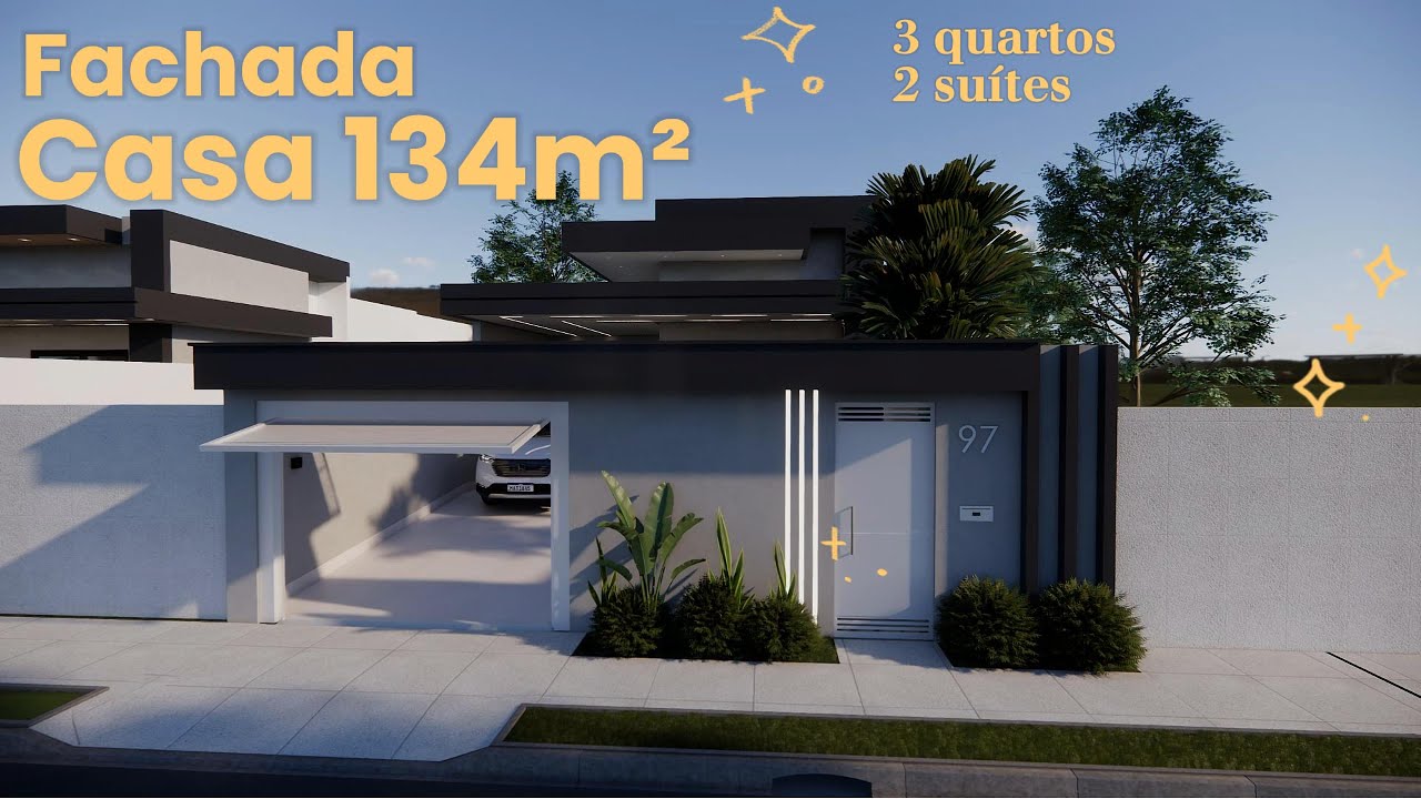 Projeto de fachada e interiores desenvolvido pela Arquiteta Isadora Dias.
