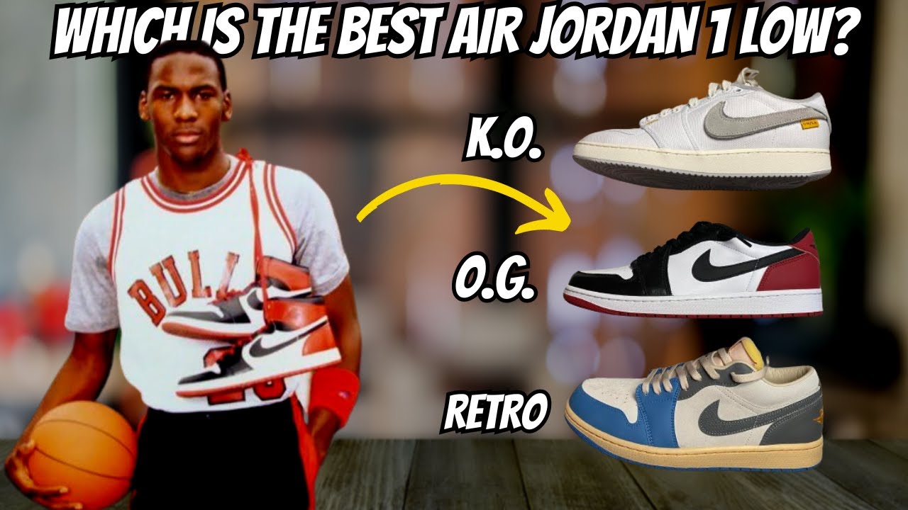 ВИДЕО СРАВНЕНИЯ JORDAN 1 LOW OG VS. RETRO VS. KO!!!