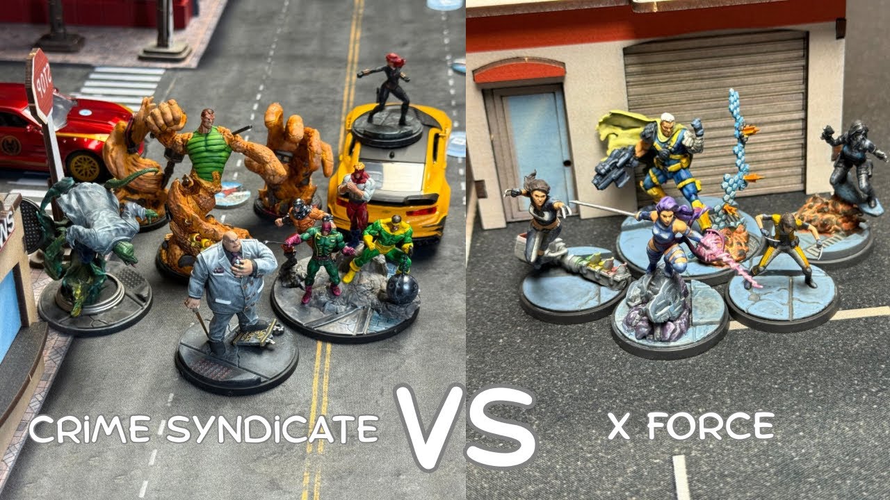 Marvel Crisis Protocol Battle Report S2E04: Crime Syndicate vs X- Force