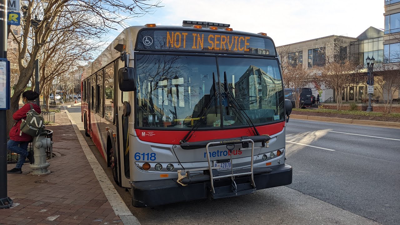 WMATA Metrobus 2006 New Flyer D40LFR #6118 on Route L8 (Full Ride!)
