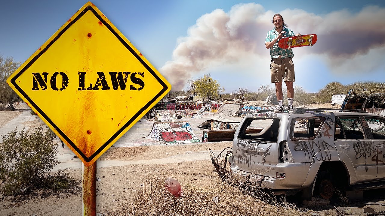 Skateboarding a City with No Laws!
