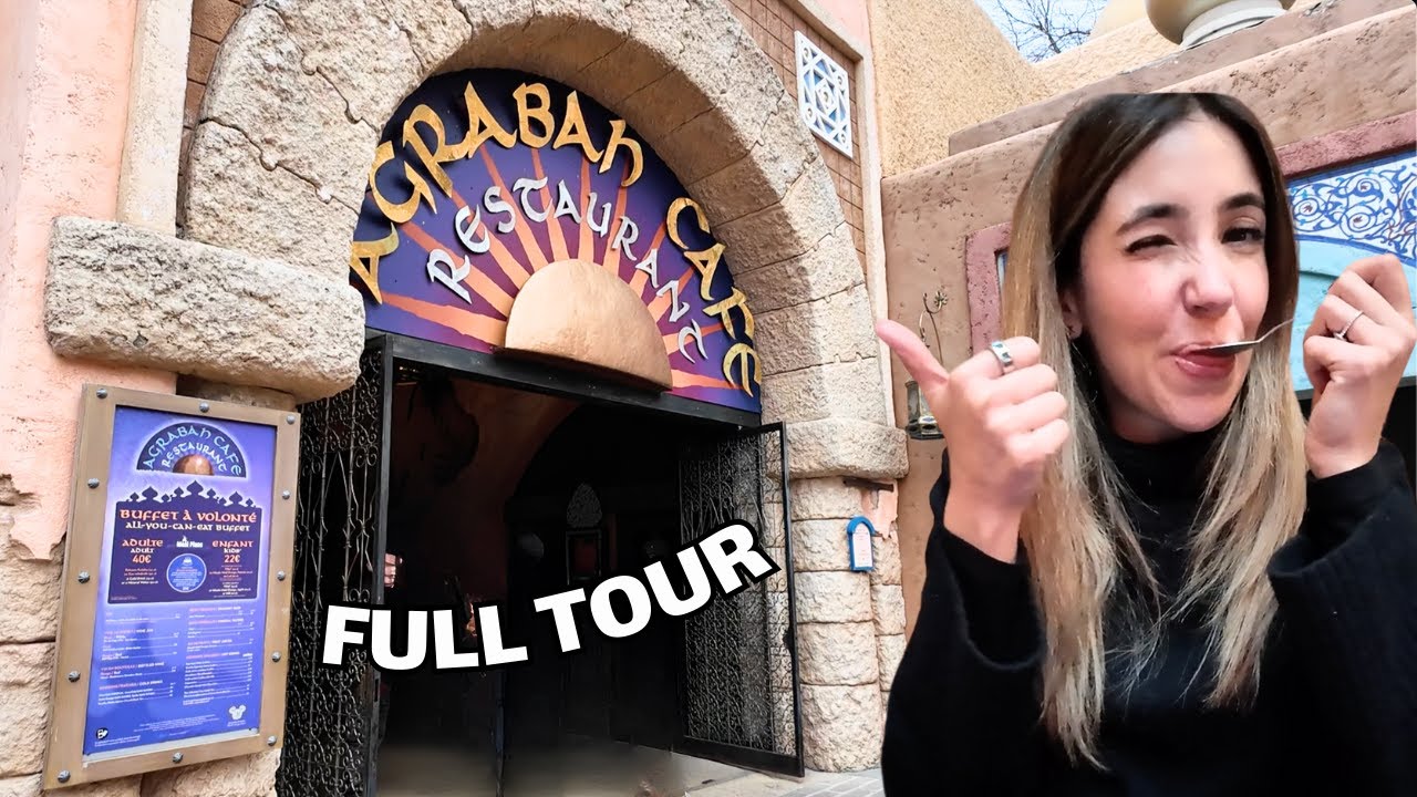 Agrabah Café Disneyland Paris full tour, lunch experience
