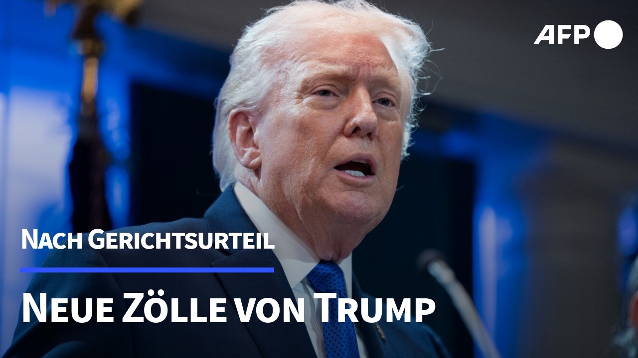 15 Prozent Zölle: Trump beharrt nach Urteil auf aggressiver Handelspolitik | AFP