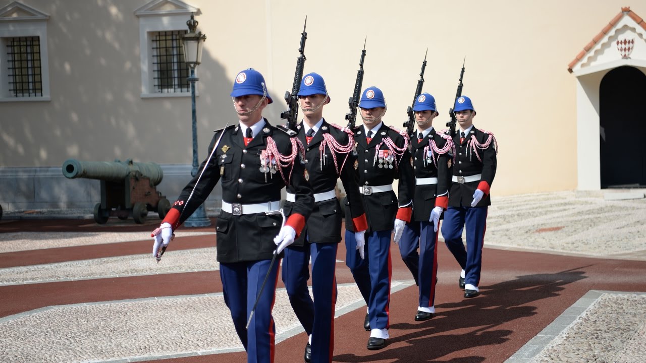 Monaco Changing of the Guard - Palais Princier de Monaco