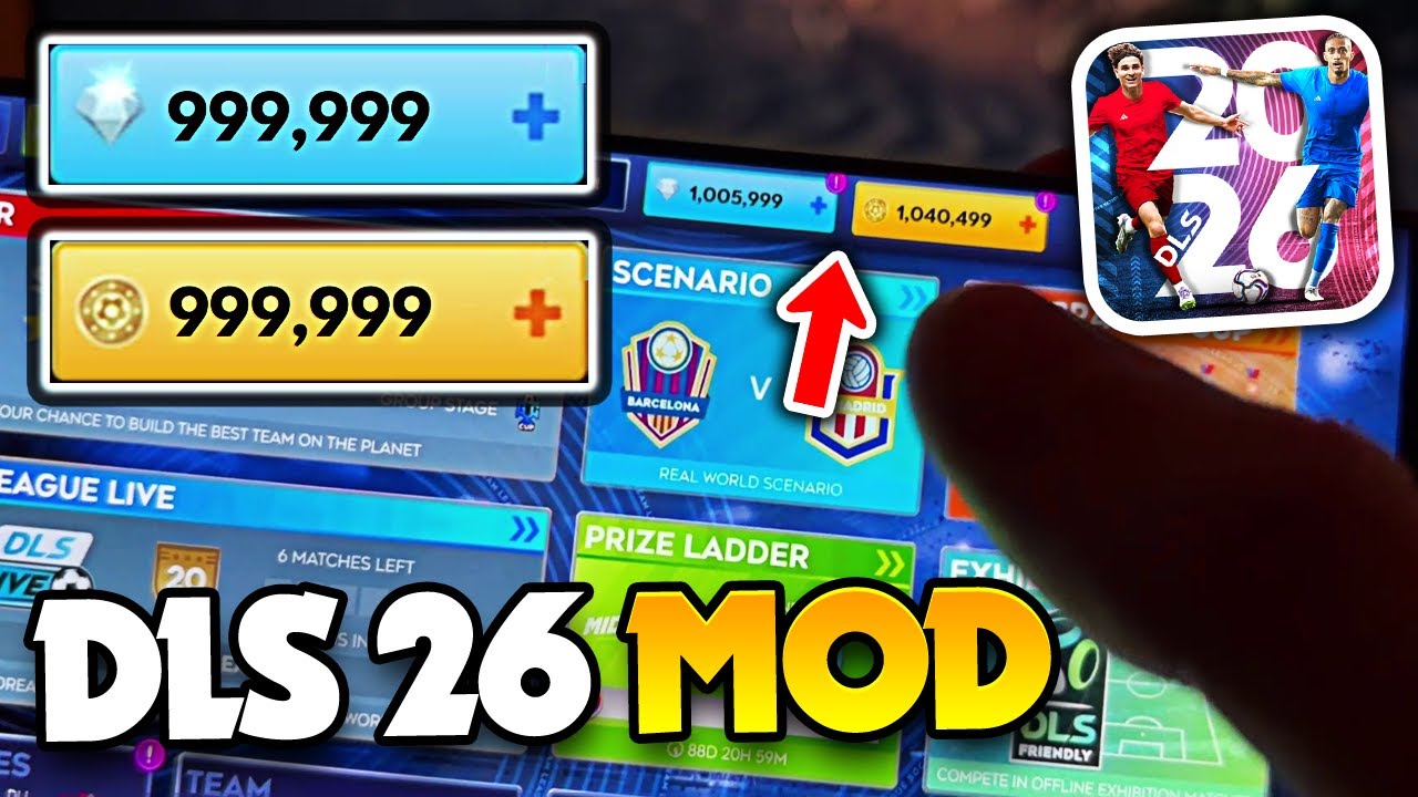 ⚽ NEW DLS 26 HACK/MOD 😮 UNLIMITED DIAMONDS & COINS in Dream League Soccer 2026 (Android/iOS)