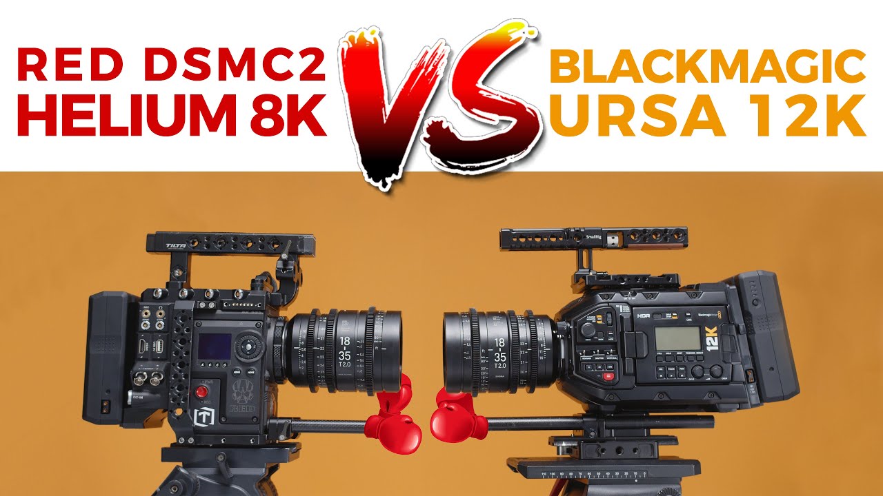 RED DSMC2 8K VS URSA 12k!! - Blackmagic URSA Mini Pro 12k Review