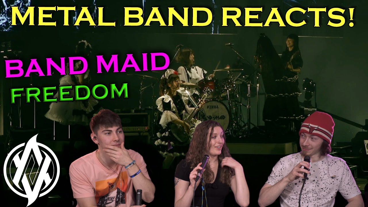 Band-Maid - Freedom REACTION | Metal Band Reacts! *REUPLOADED*