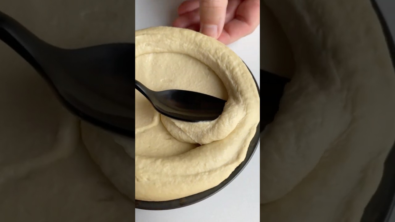 World&rsquo;s Quickest 3-Ingredient Hummus 🤯 vegan recipes #hummus #chickpeas #plantbased #easyrecipe