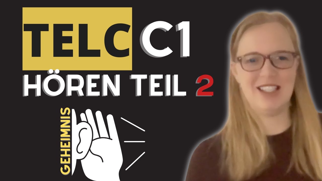 Telc c1 hören teil 2 - 