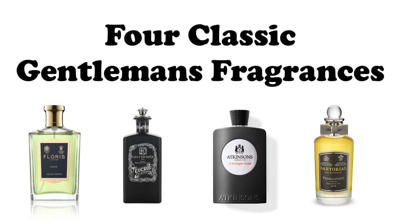 Four Classic Gentlemans Fragrances