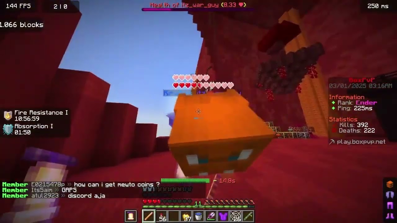 Thank you Chumb3x for the best boxpvp season (IP:boxpvpnet)