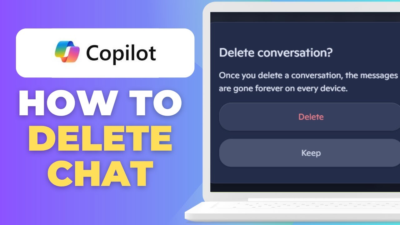 Как удалить историю чата в Microsoft Copilot