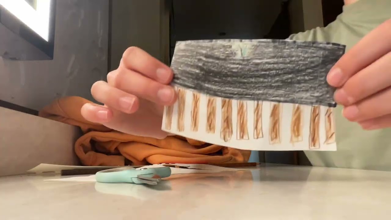 How to make a brush out of paper easy ￼