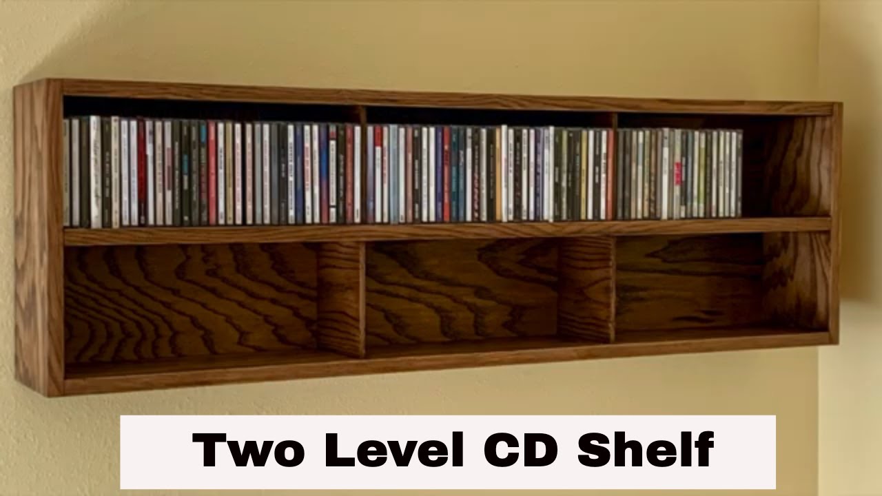 Two Level CD Shelf