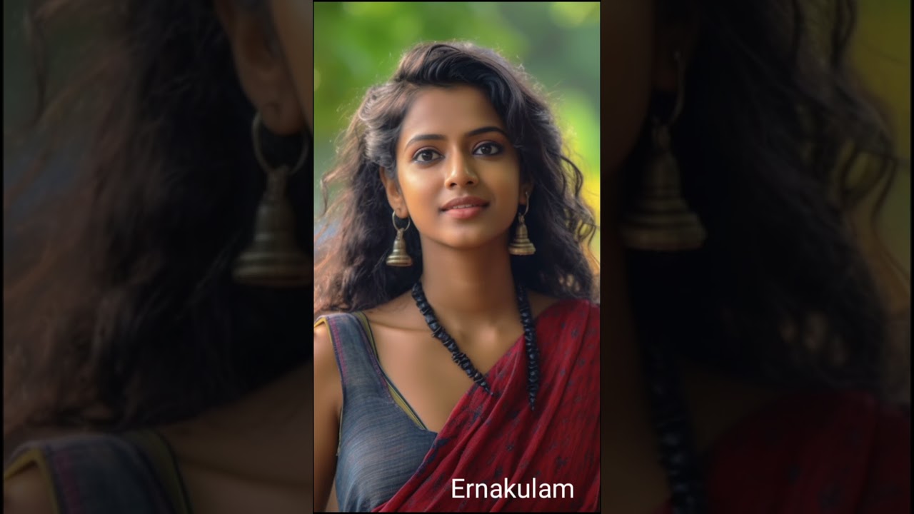 Kerala Women From Different Districts Imagined by Midjourny AI