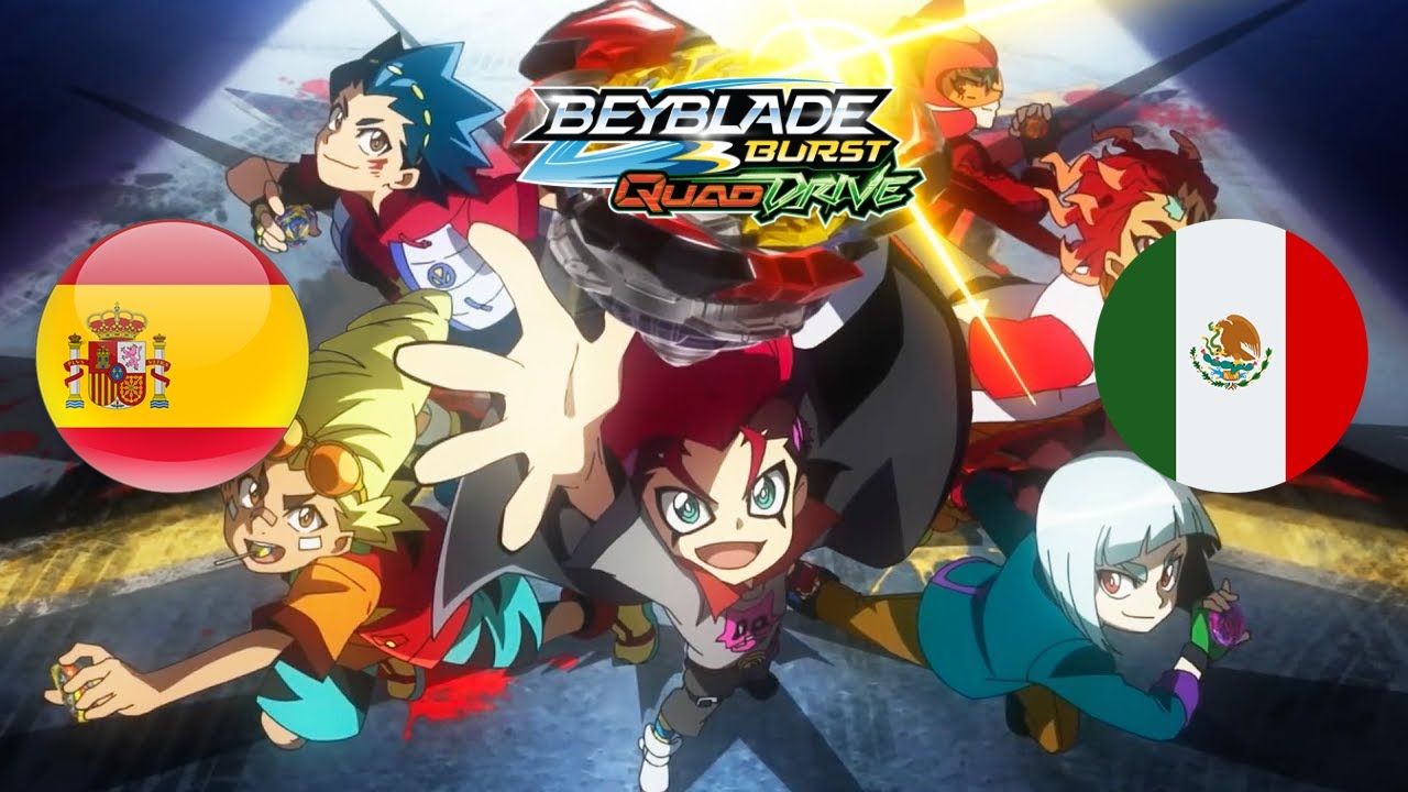 BEYBLADE BURST QUADDRIVE - OPENING LATINO VS ESPAÑA