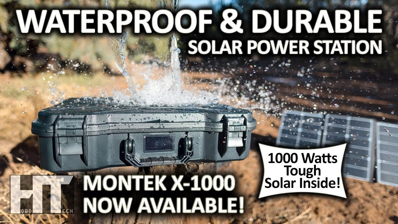 WATERPROOF 1000w Solar Generator CHEAP! MONTEK X-1000 1010wh Portable Power Station Review