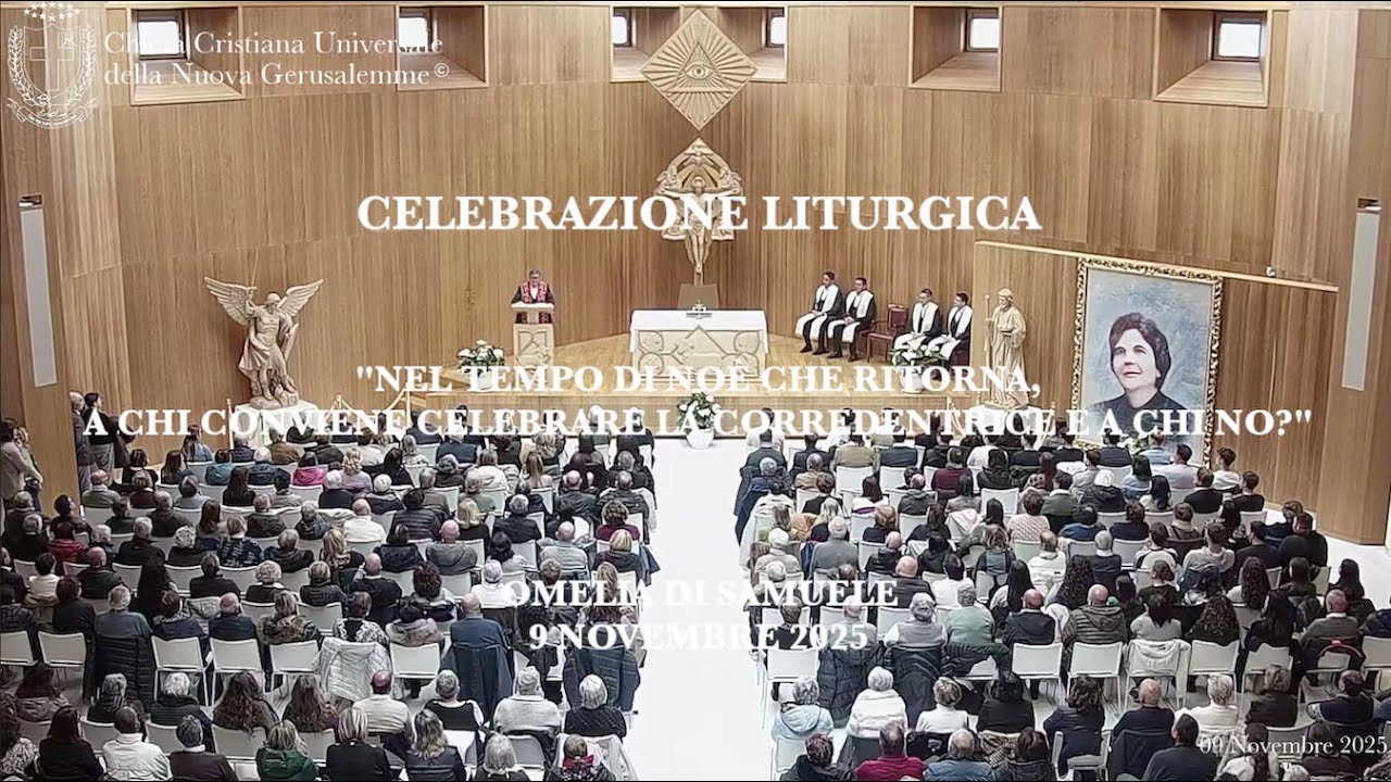 09/11/25: “Nel tempo di Noè che ritorna, a chi conviene celebrare la Corredentrice e a chi no?”