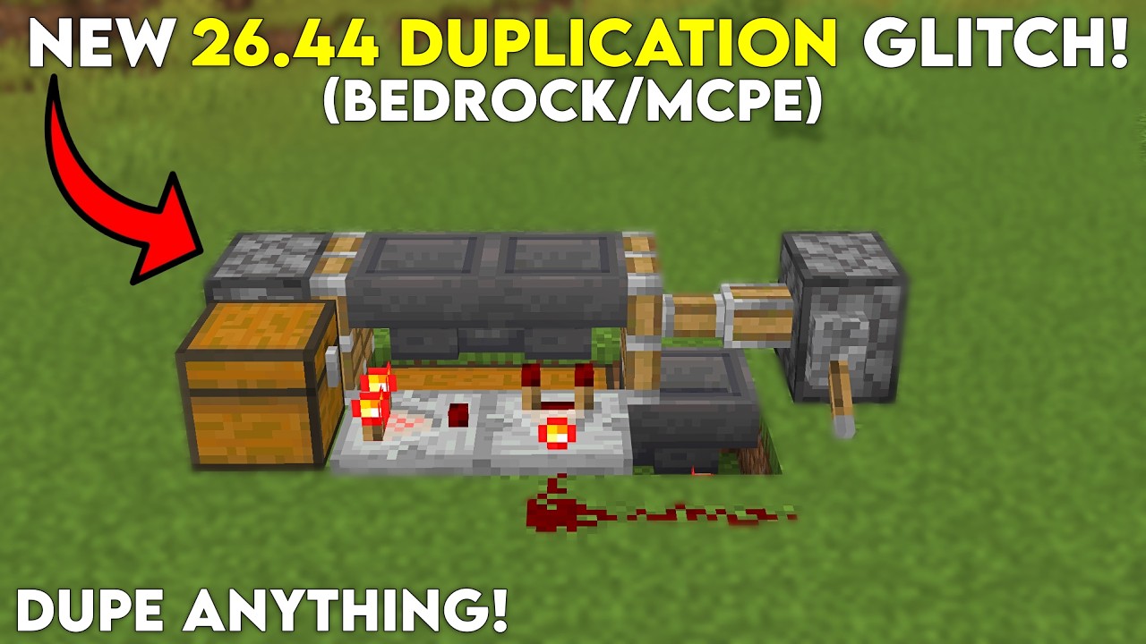 NEW EASY DUPLICATION GLITCH Minecraft Bedrock 26.44