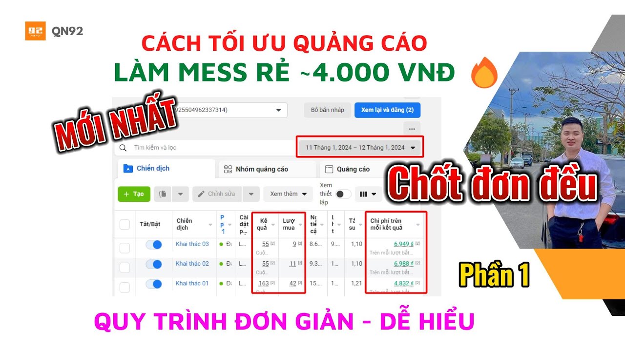 Cách tối ưu quảng cáo Facebook ads 2025, mess chất, giá cực rẻ [Phần 1] | Qn92