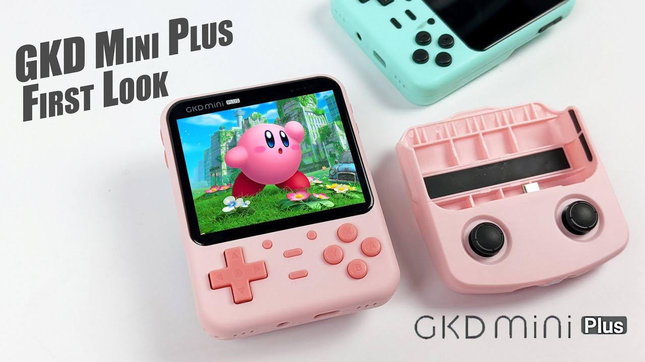 The All-New GKD Mini Plus Is A Modular Retro Emulation Hand-Held! First Look