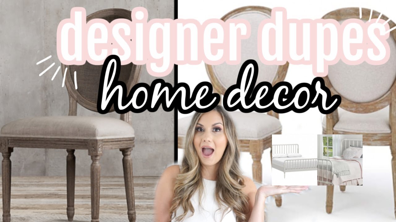 HOME DECOR FOR LESS ! HIGH END DUPES TO DECORATE YOUR HOME | RESTORATION HARDWARE PB DUPES