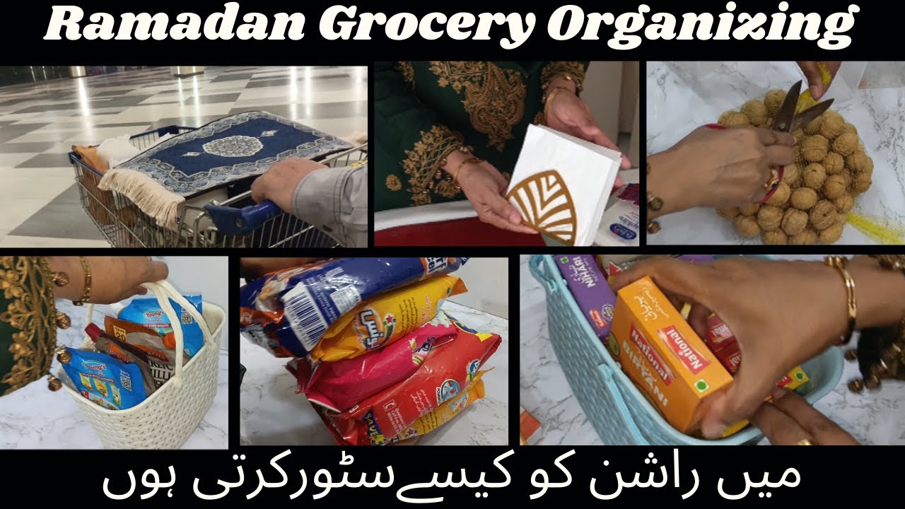 Ramadan Grocery organizing ideas | Monthly Grocery organizing Tips | Home and Motivation