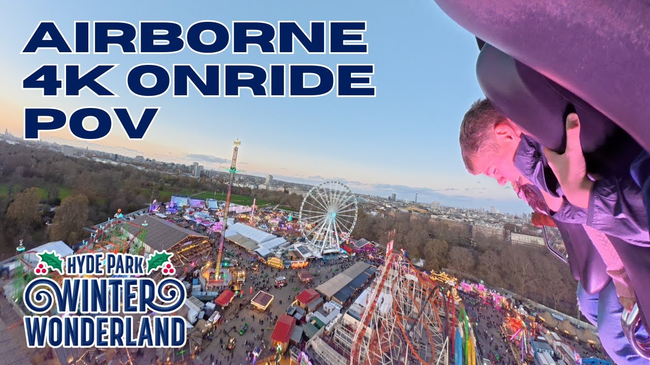 Airborne (KMG Speed 32 Booster) – 4K POV | Hyde Park Winter Wonderland 2025
