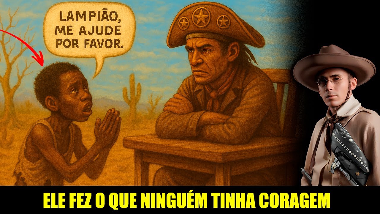 GAROTO ÓRFÃO DISSE: LAMPIÃO, TÔ COM FOME E SEM LUGAR PRA FICAR… LAMPIÃO TEVE UM GESTO NOBRE