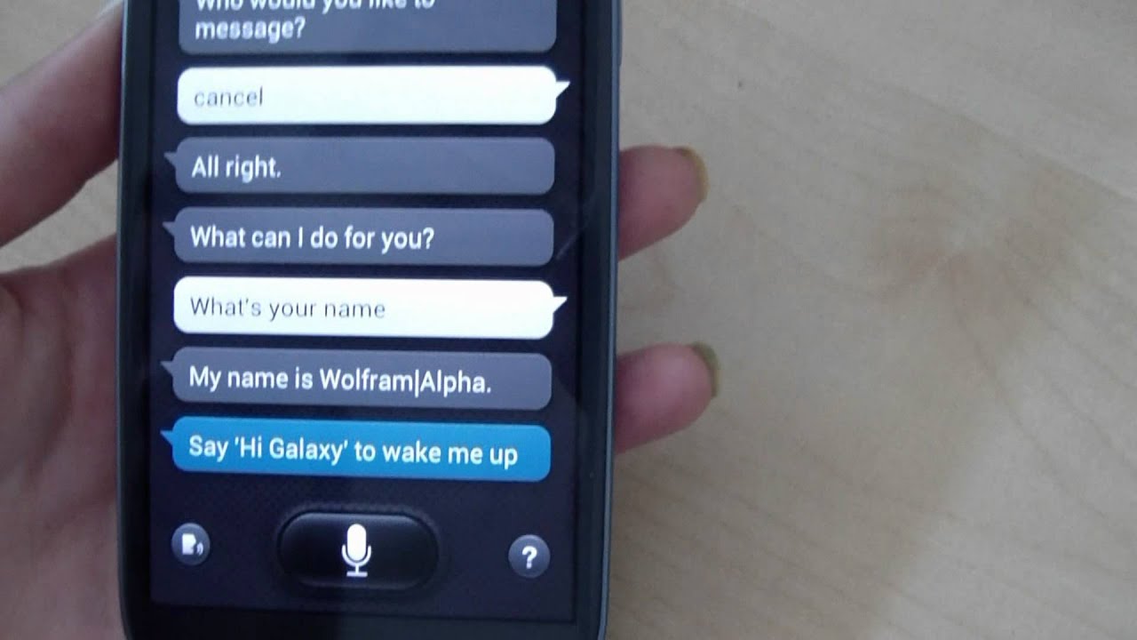 Samsung Galaxy S3 - S-Voice
