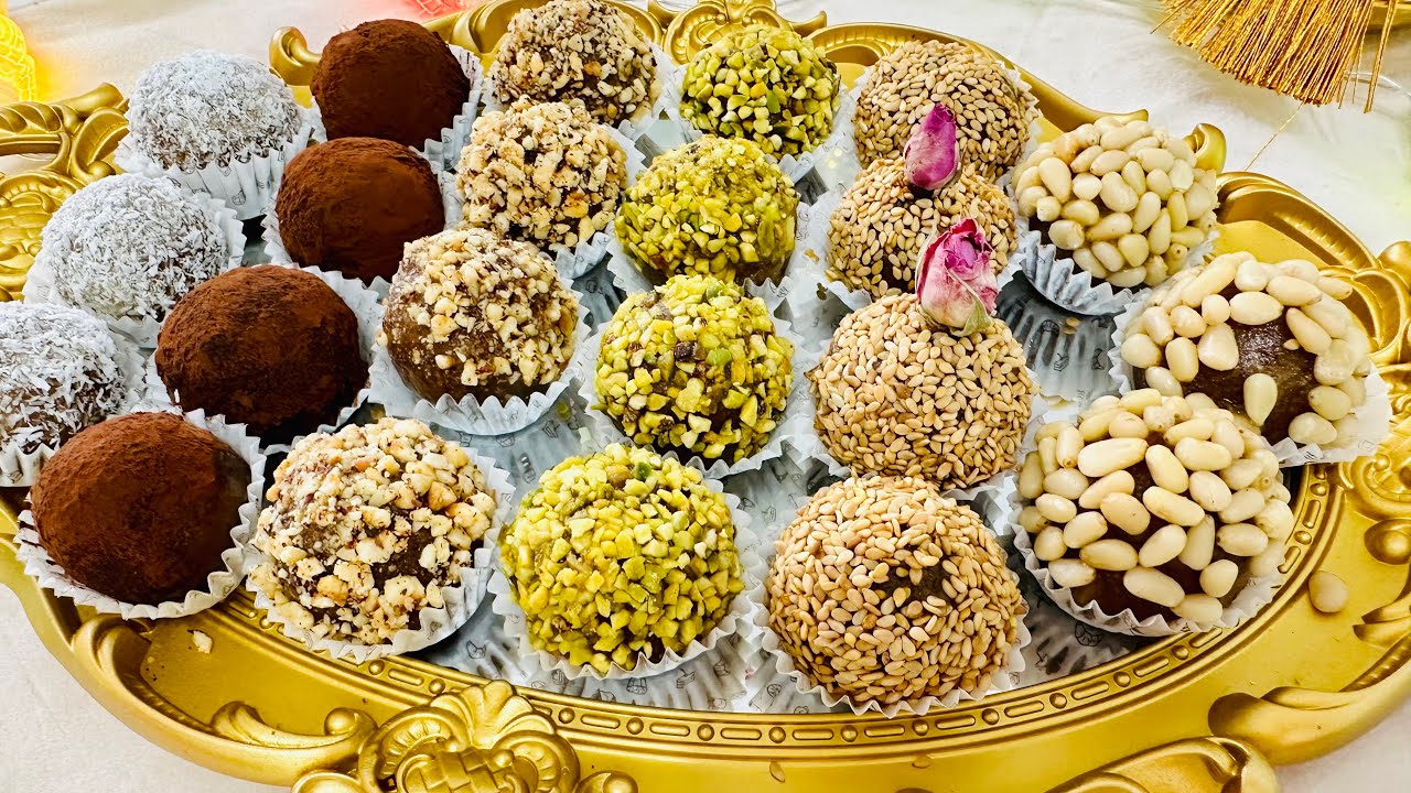 كرات التمر برستيج المحشين بالفاكية🍯 وصفة صحية بدون سكر لشقان الفطر 🌙 بنة و لا أروع  و طريقة ساهلة