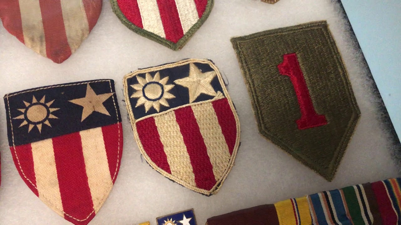China Burma India patch collection