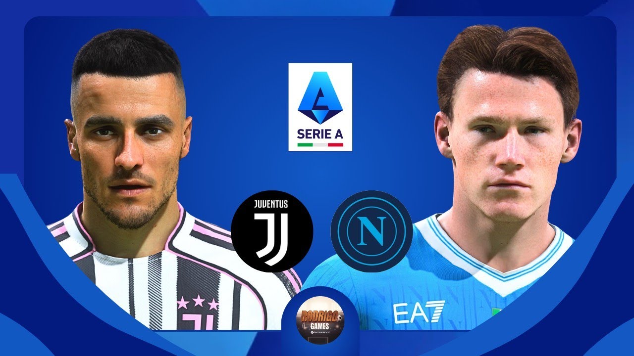 Juventus x Napoli – Serie A – Duelo gigante no futebol italiano! | PS5™ 4K