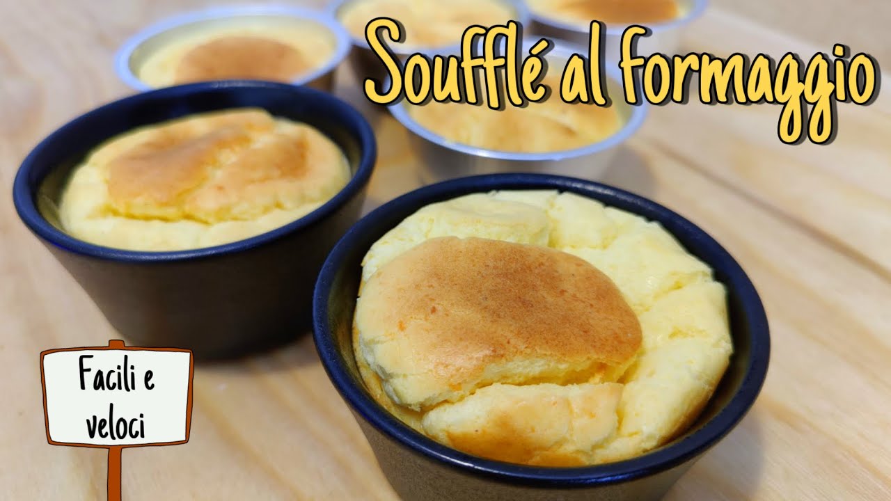 SOUFFLÉ AL FORMAGGIO 🧀 ~ Facile, veloce e goloso !