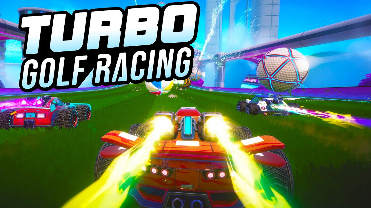 What If You Could Play Golf With Rocket Cars?! - Turbo Golf Racing MULTIPLAYER