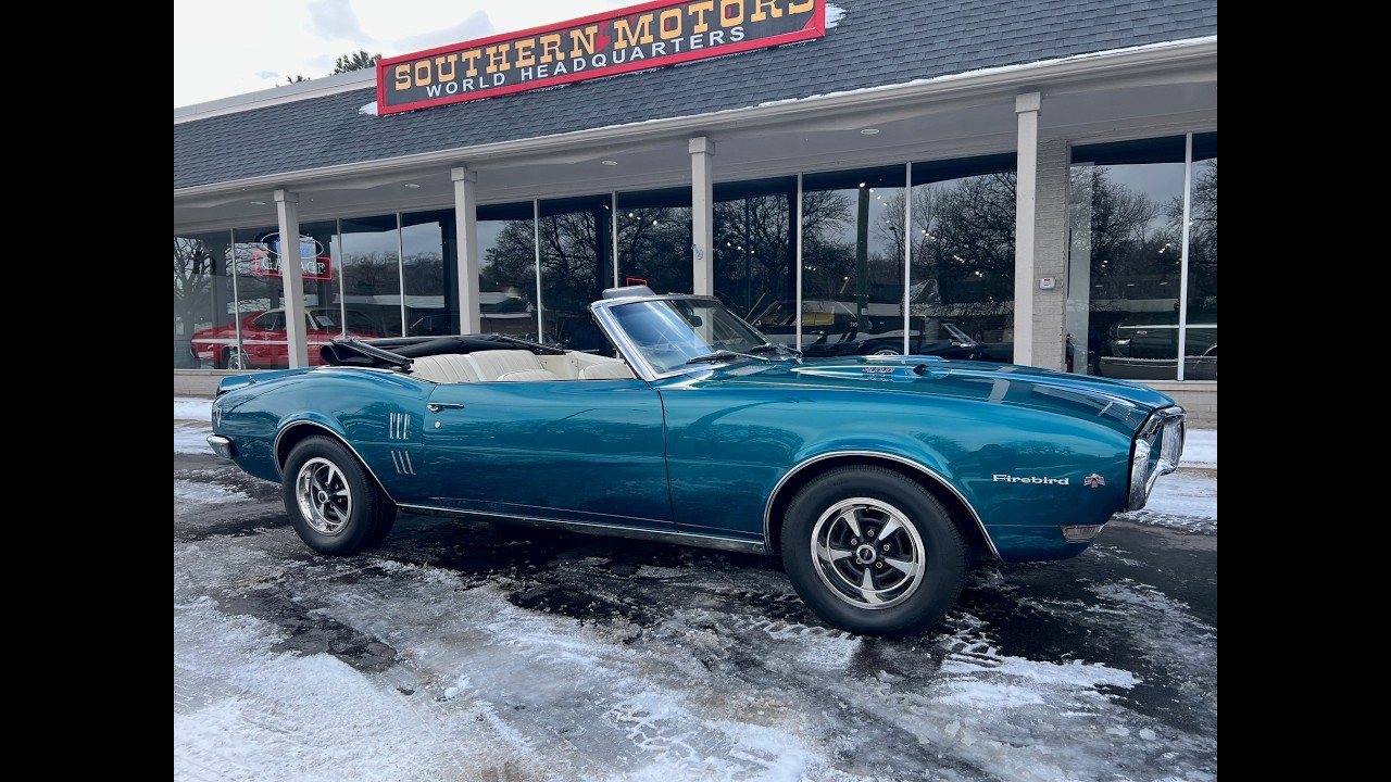 Кабриолет Pontiac Firebird 1968 года выпуска, цена: 46 900,00 долларов.